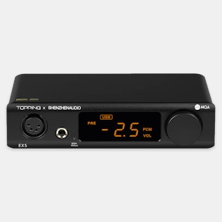 Topping EX5 DAC/Headphone Amplifier - Black | Audiophile | DACs